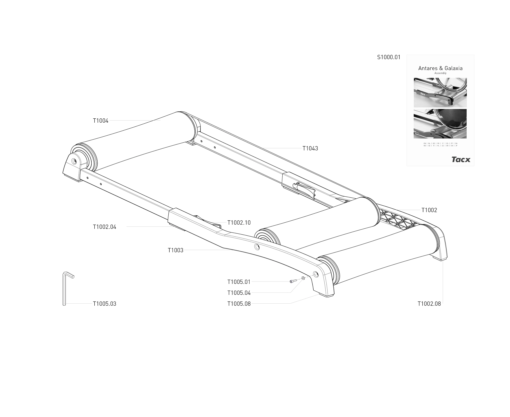 Tacx® Galaxia Advanced Roller Trainer